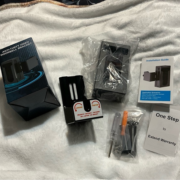 Anti-Theft Video Doorbell Door Mount No-Drill W/Adjustable Mounting Bracket NEW - Picture 4 of 16